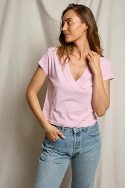 Alanis Recycled V-neck Tee