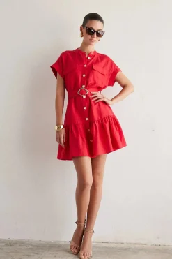 Albany Linen Dress