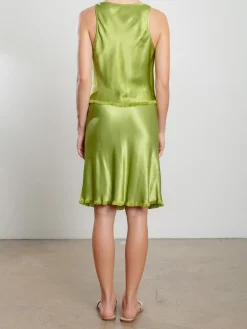 Ani Skirt In Vintage Satin