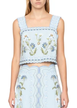 Audra Embroidery Top