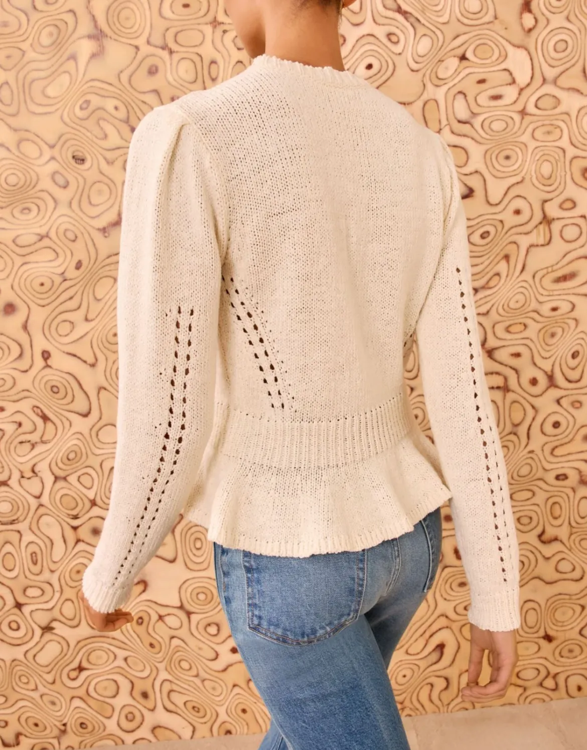 Aurelie Peplum Pullover