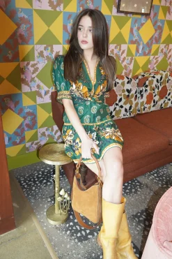 Ayla Green Mini Dress