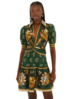 Ayla Green Mini Dress