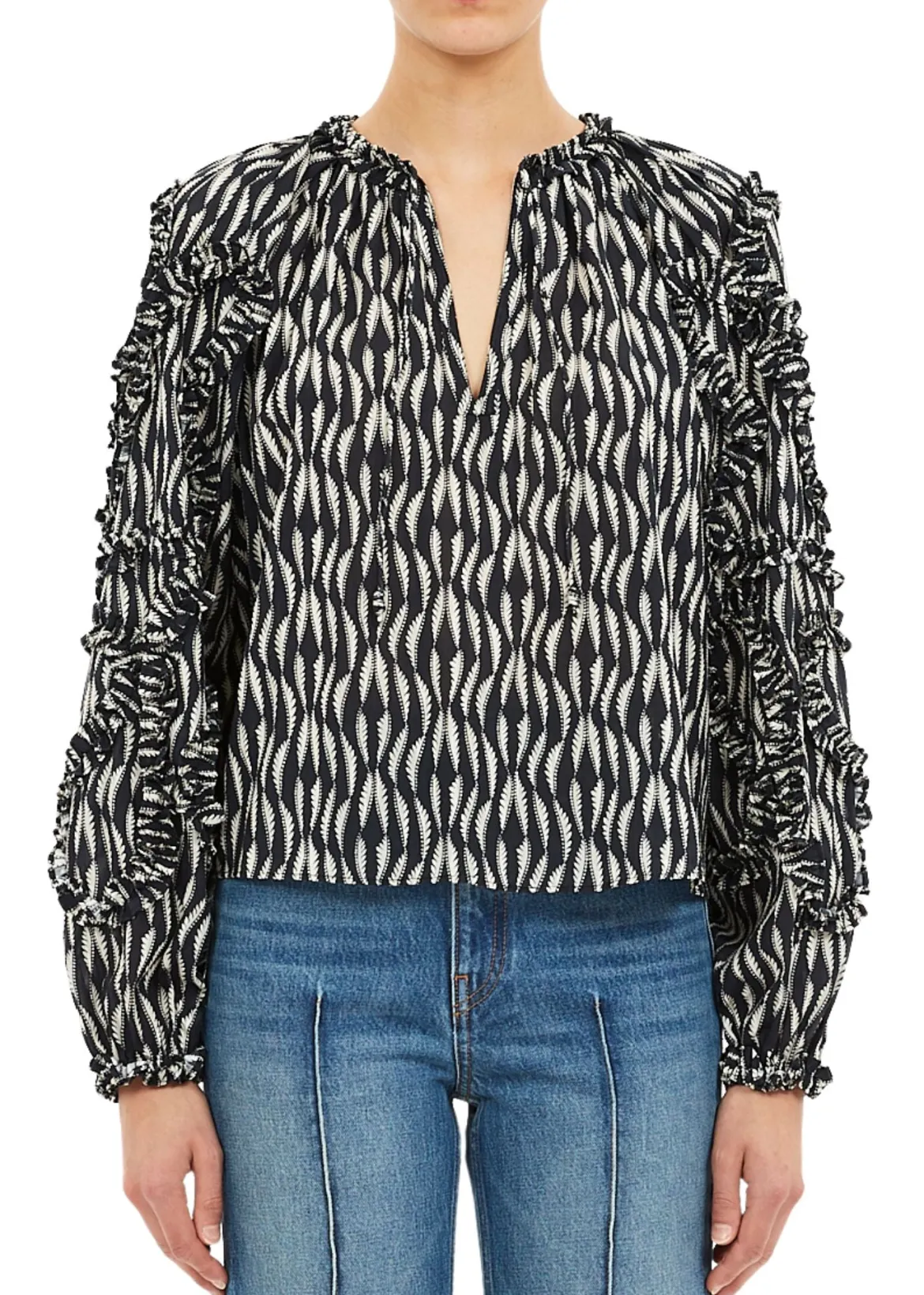 Azrou Long Sleeve Blouse