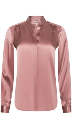 Bianca Band Collar Blouse