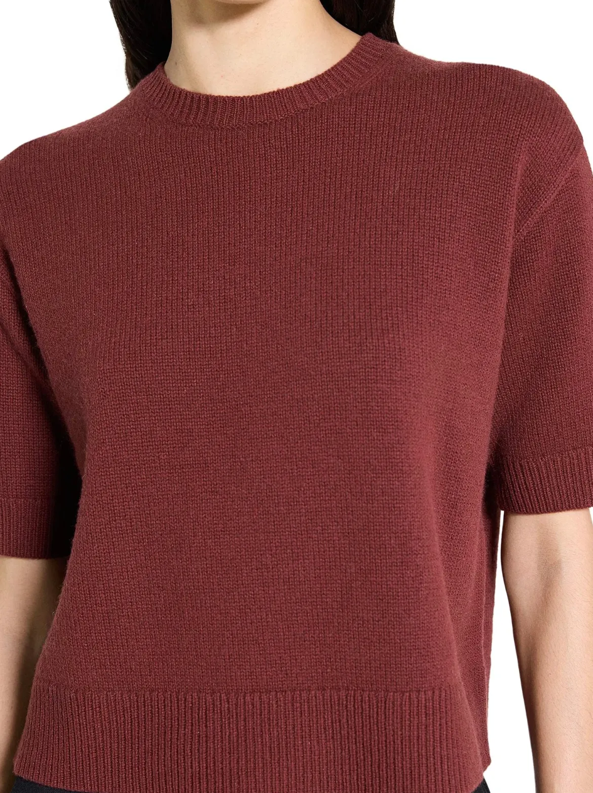 Cashmere Crop Tee
