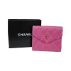 Chanel Caviar Mini Wallet/Hot Pink
