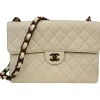 Chanel Classic Caviar With Wood Strap
