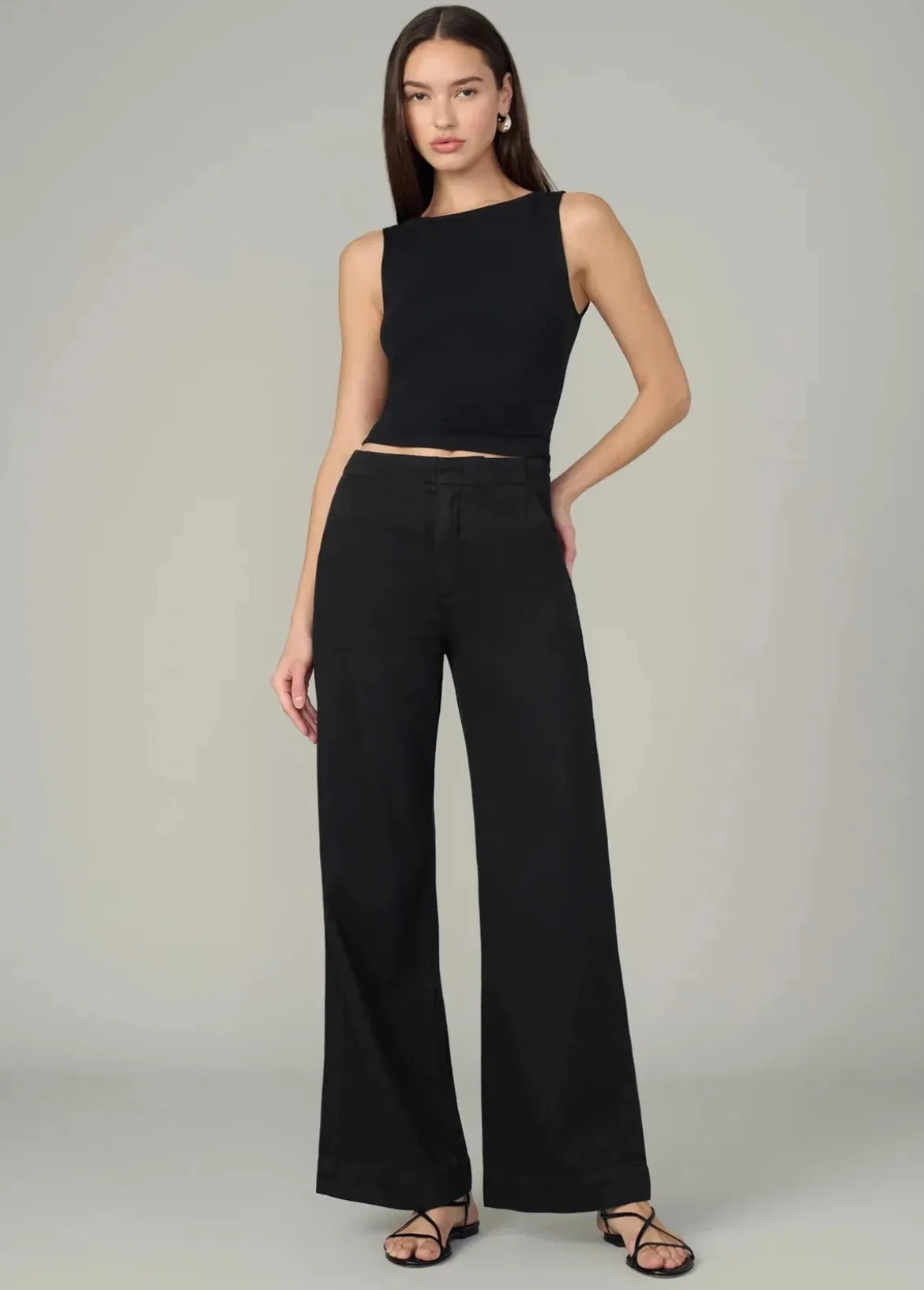 Clean Denim Trouser