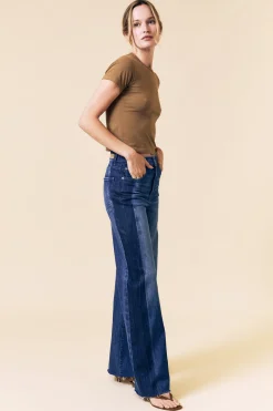 Column High Rise Jeans