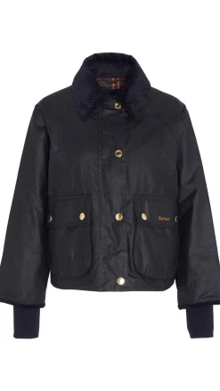 Cropped Beadnell Waxed Jacket