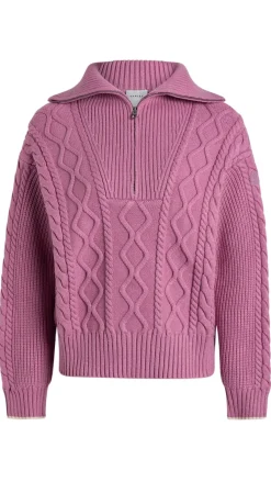 Didi Relaxed Cable Half Zip