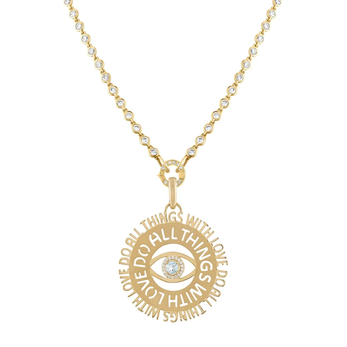 Do All Things With Love Pendant