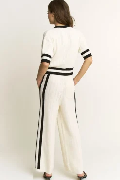 Elle Contrast Knit Top