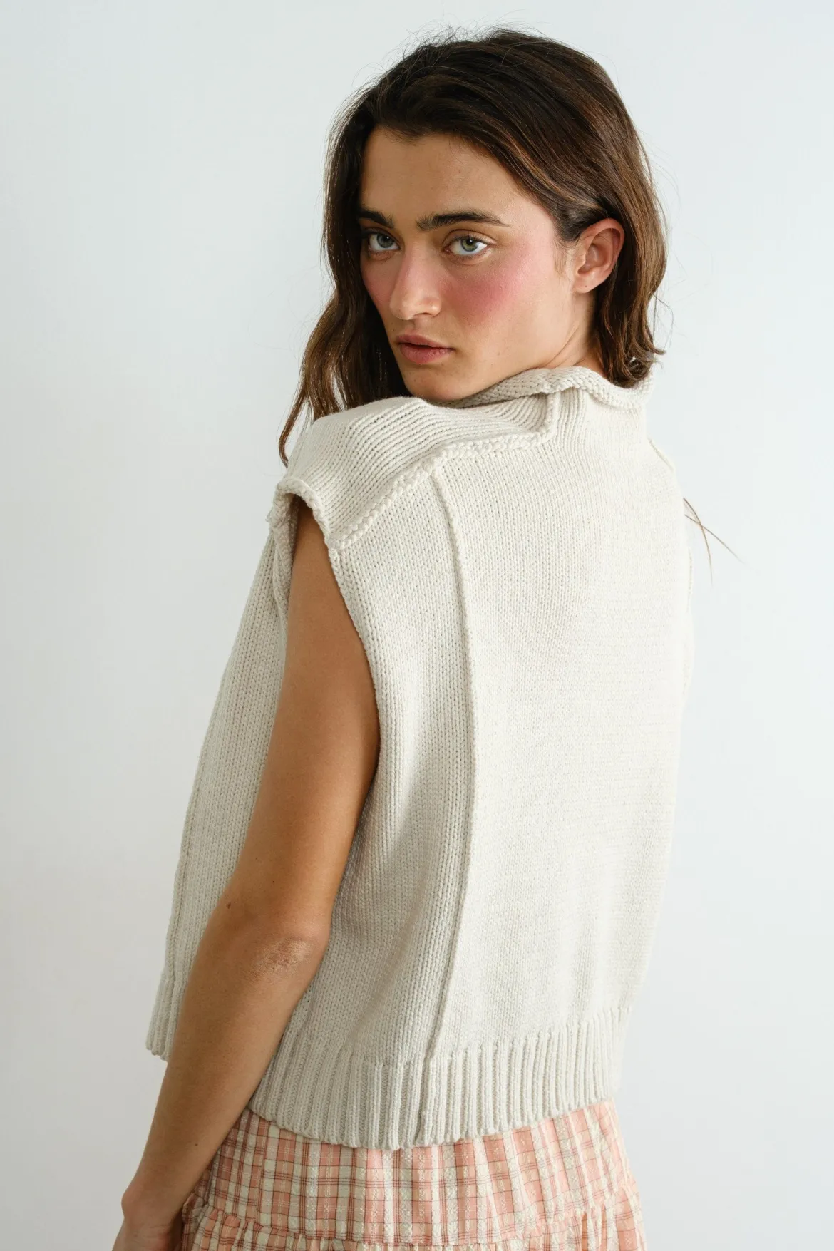 Emmie Mock Neck Vest