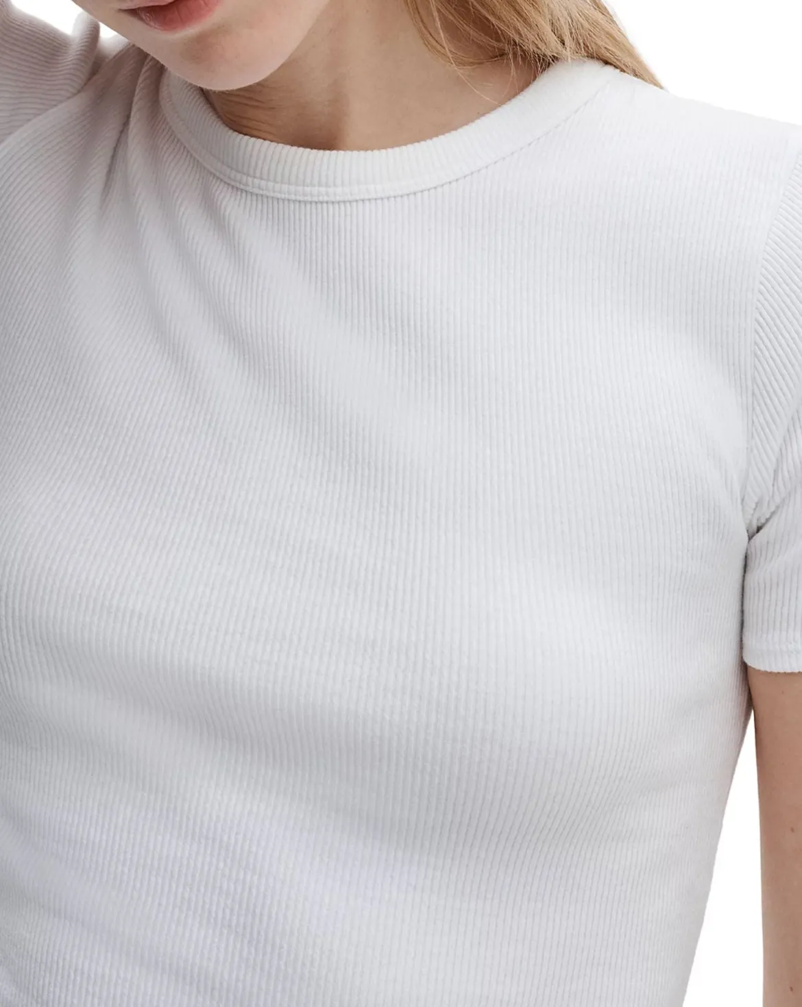 Essential Rib Short Sleeve Crew