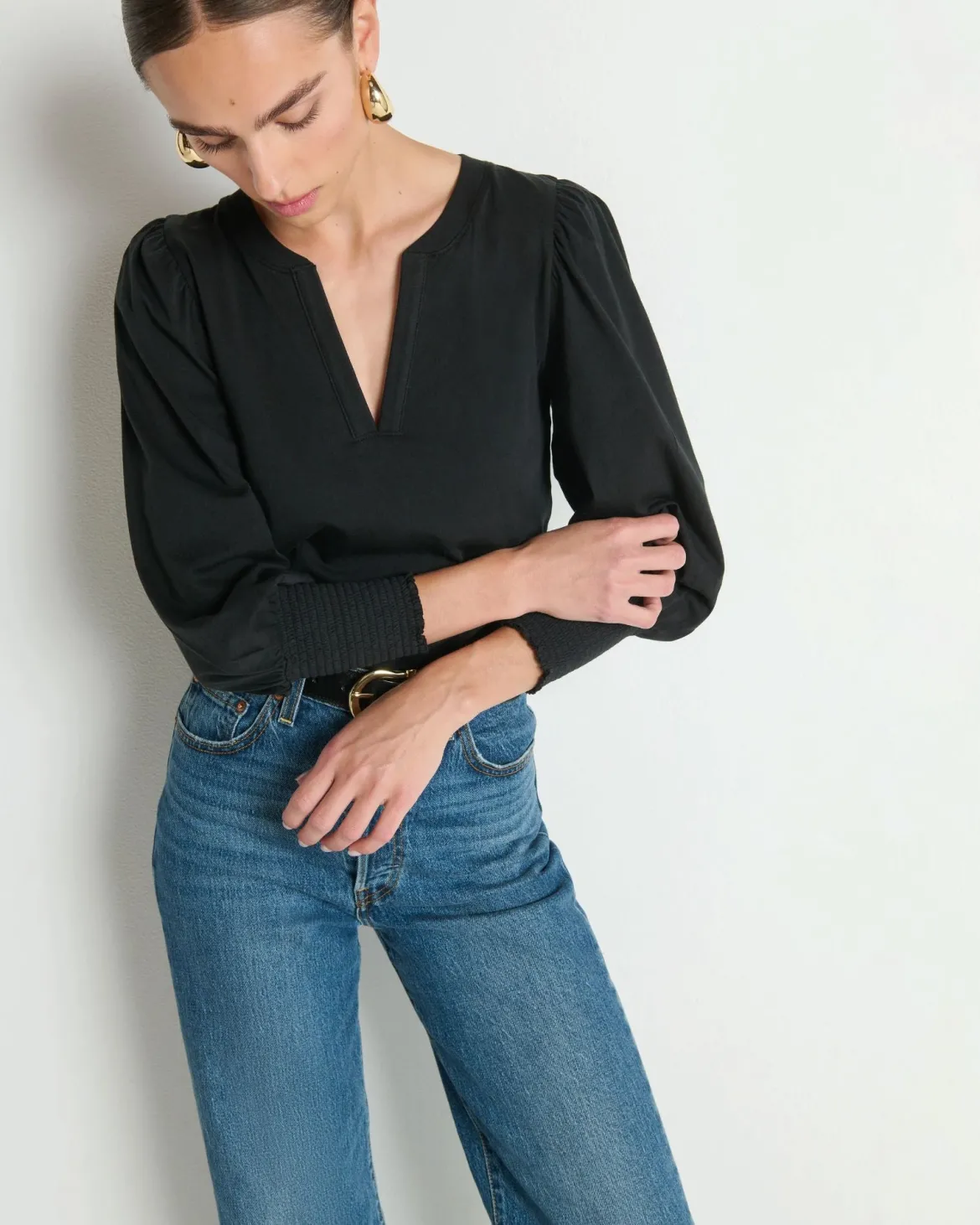 Flora Peasant Tee