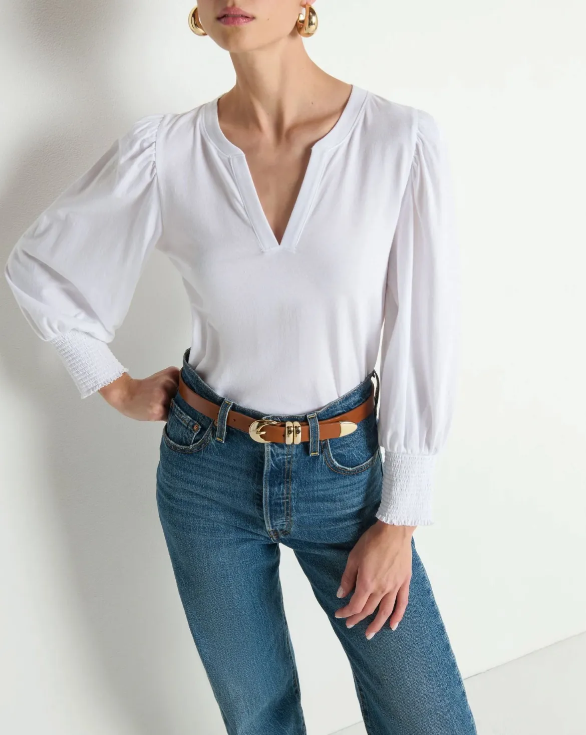 Flora Peasant Tee