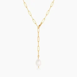 Fortuna Lapis Lariat Necklace