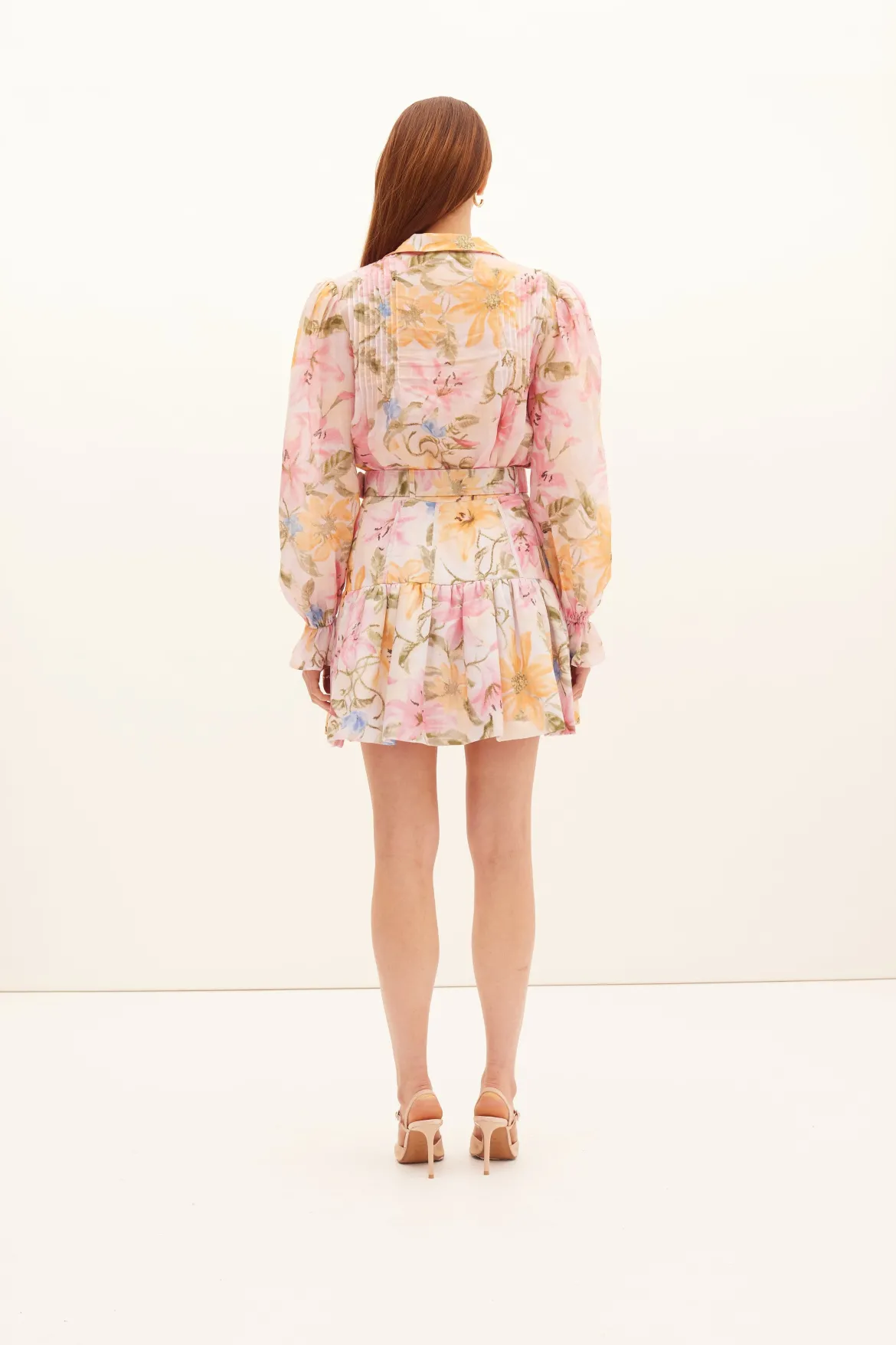 Gladioli Frilled Skirt
