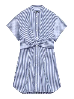 Gretchen Stripe Poplin Dress