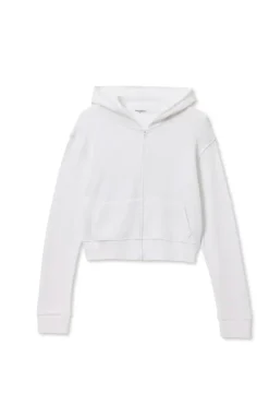 Inez Waffle Zip Hoodie