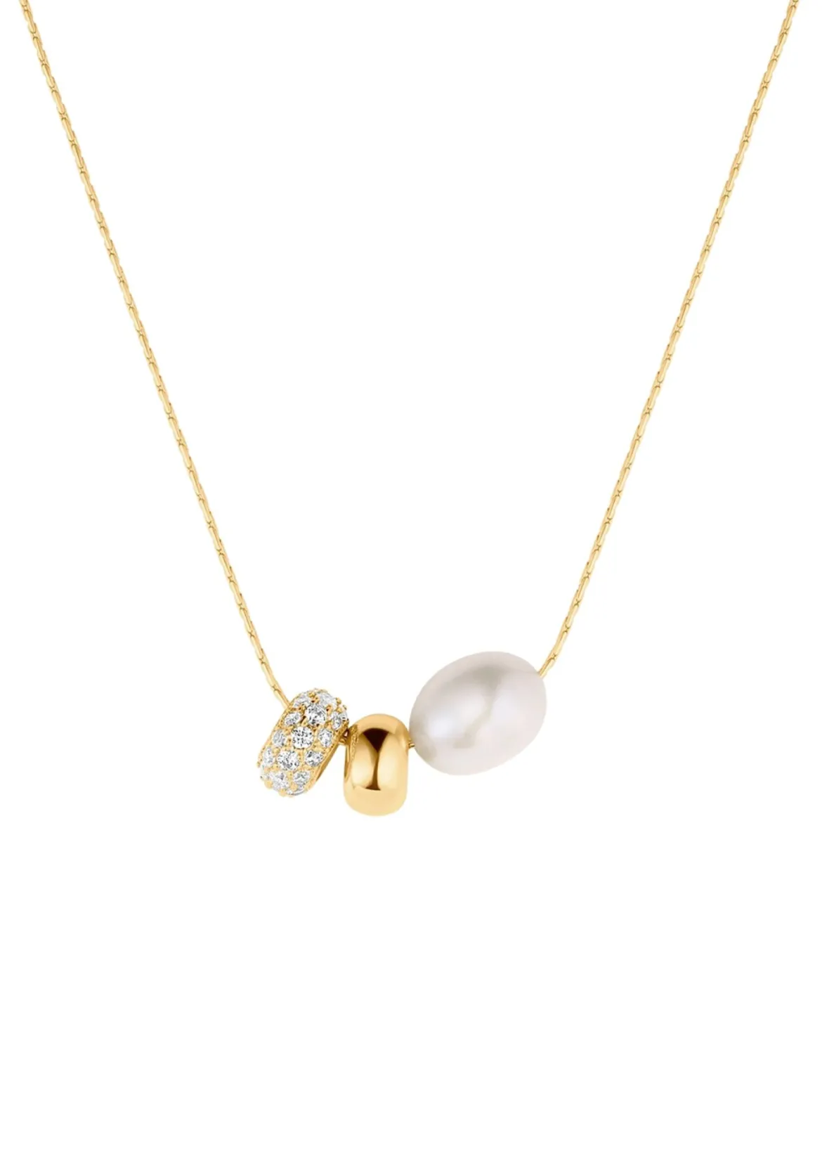Isla Gold Bead Necklace