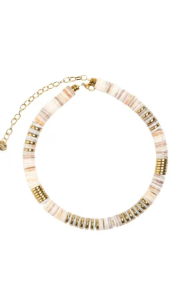 Jaipur Cream Seashell Puka Necklace