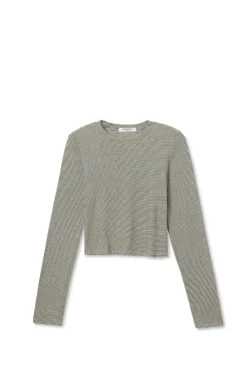 Jamie Stripe Crewneck Long Sleeve Tee