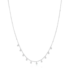 14k Bezel Layering Necklace