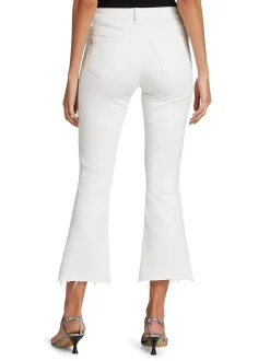 Kendra High Rise Crop Flare Jeans