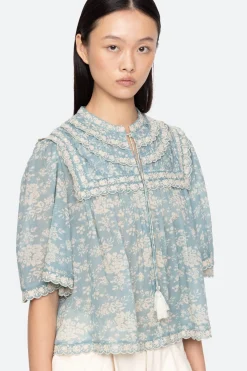 Kirsten Print Short Sleeve Top
