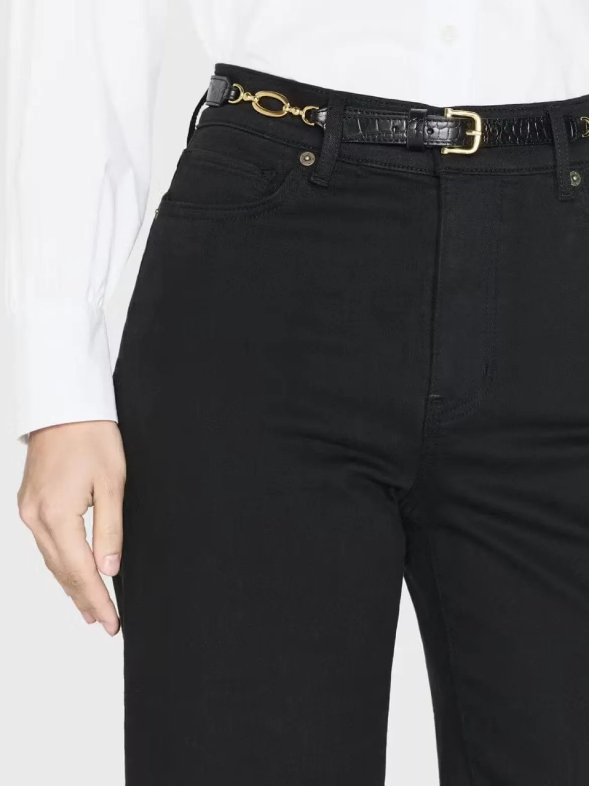 Le Slim Palazzo Jeans