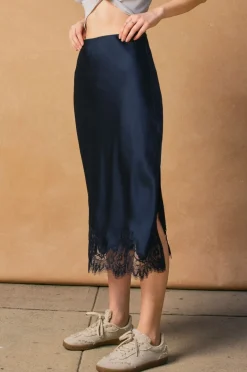 Lea Lace Hem Skirt