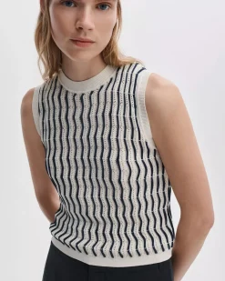 Leslie Stripe Vest