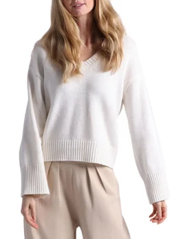 Luxe Cotton Blend Boxy V