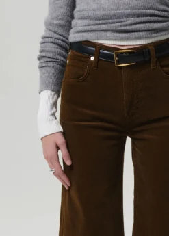 Lyra Wide Leg Crop Corduroy