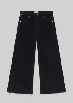 Lyra Wide Leg Crop Corduroy Jeans