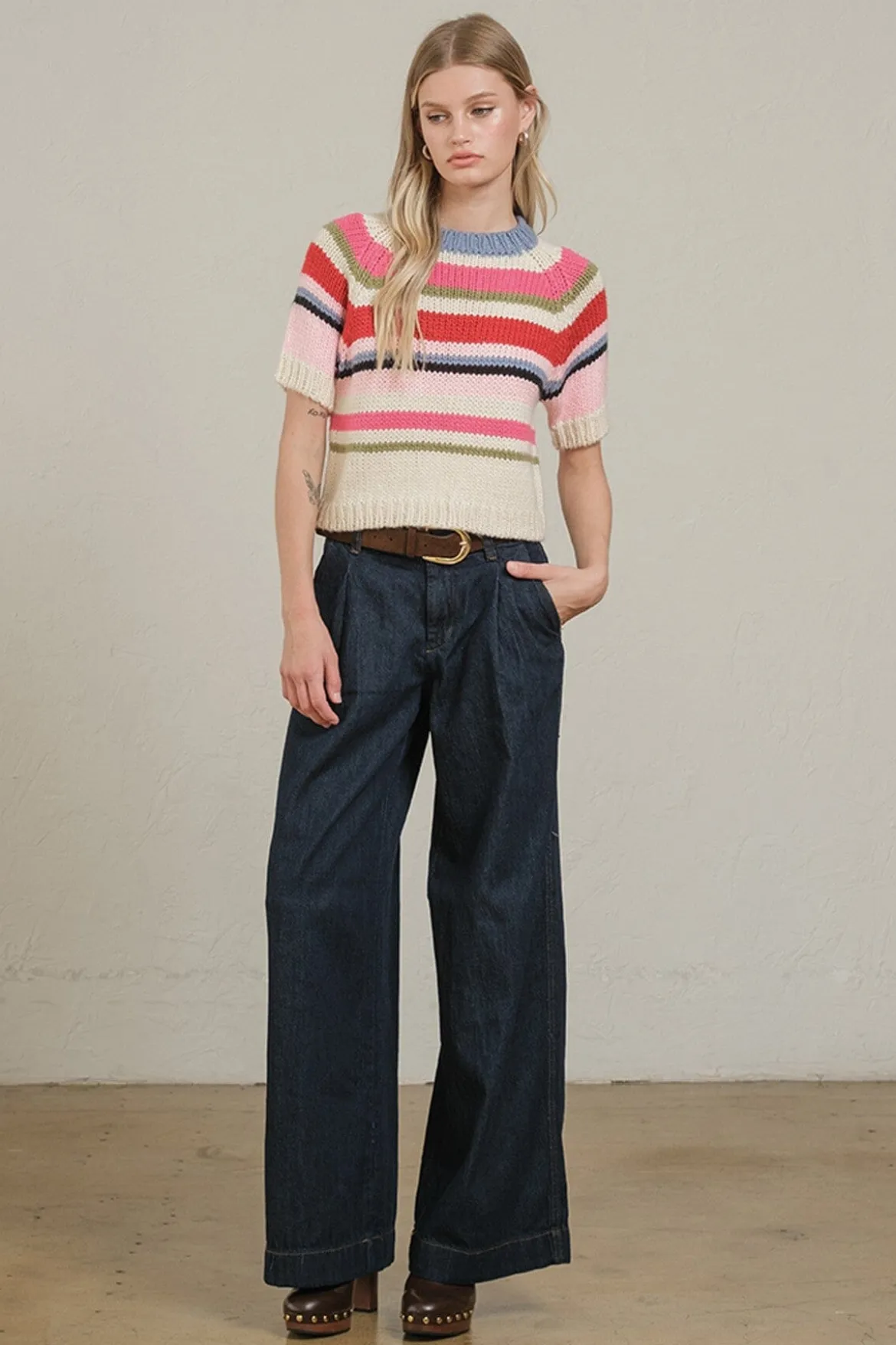 Maeve Short Sleeve Sweater