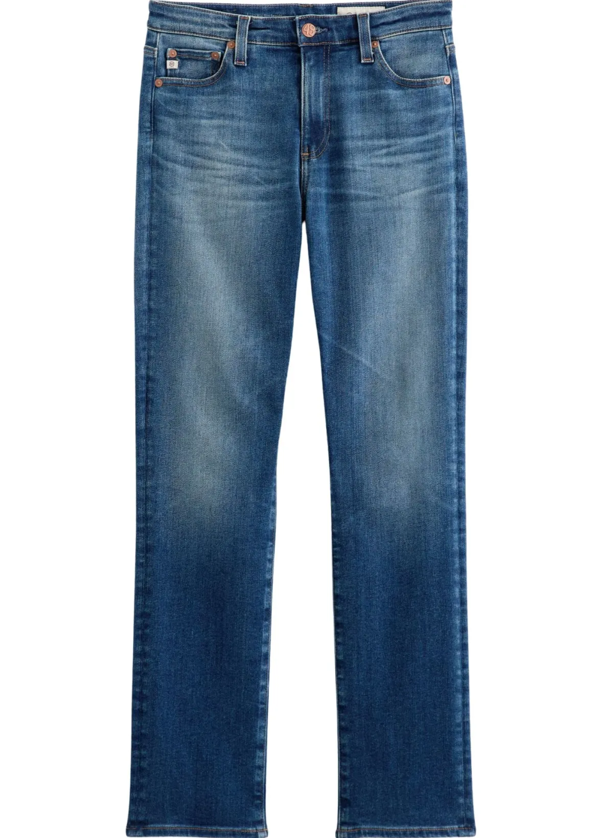 Mari Mid Rise Slim Straight Jeans