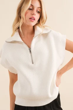 Paige Half Zip Sweater