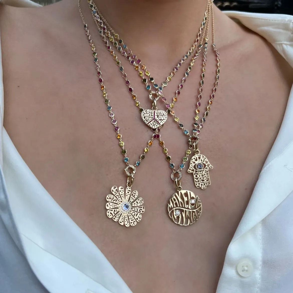 Peace & Love Pendant