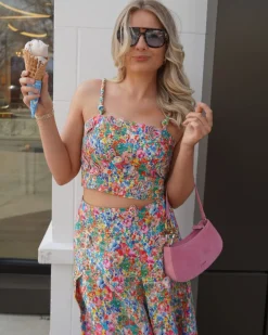 Peasant Floral Maxi Skirt