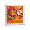 Petite Cherry Blossoms 5"x5" Orange