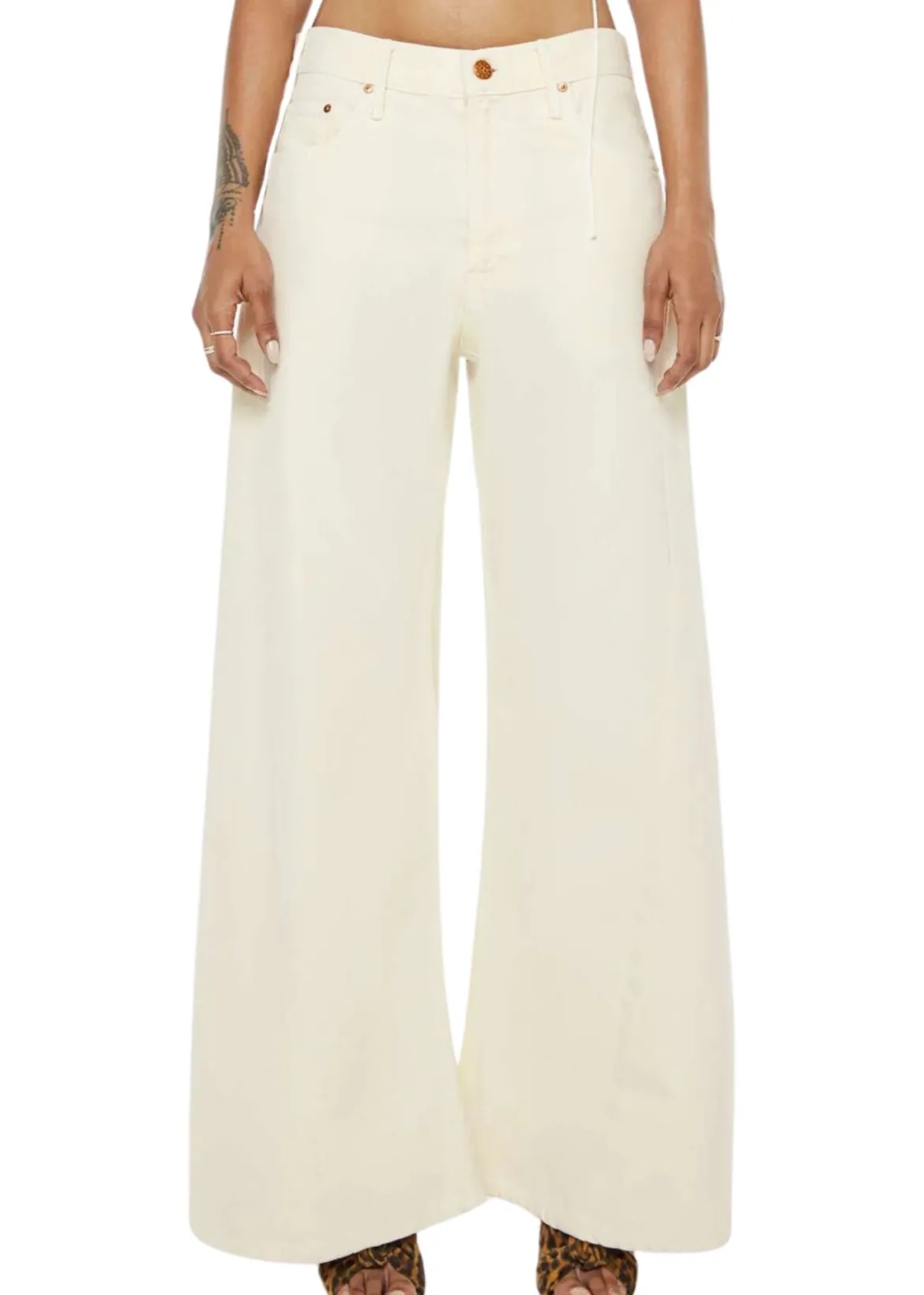 PETITES The Lil' Lemon Twist Sneak Jeans