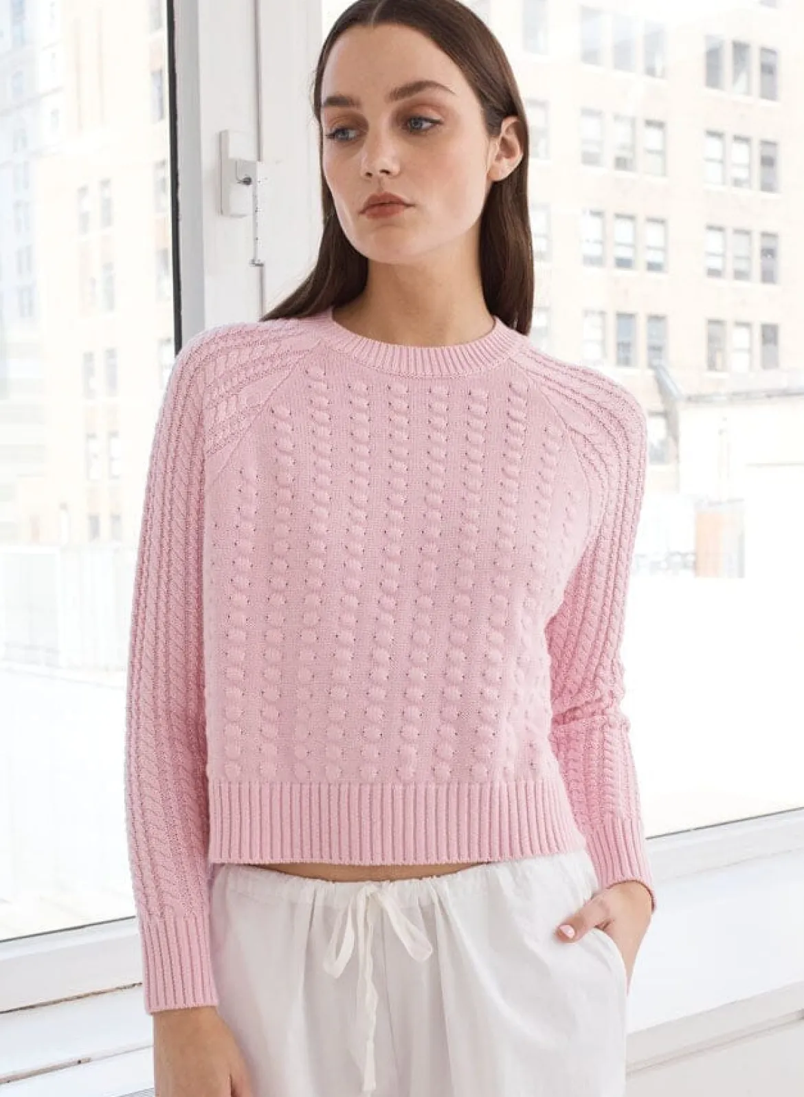 Popcorn Raglan Crew