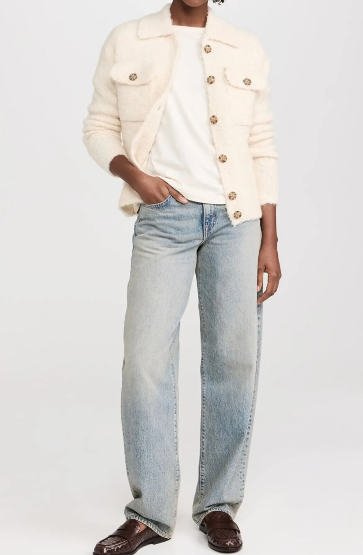 Rachel Woven Leather Loafer