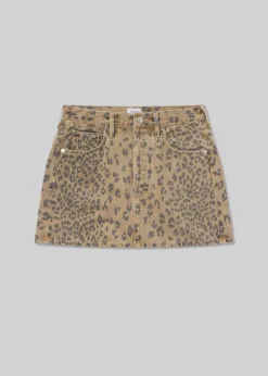 Ramona Mini Skirt in Natural Cheetah