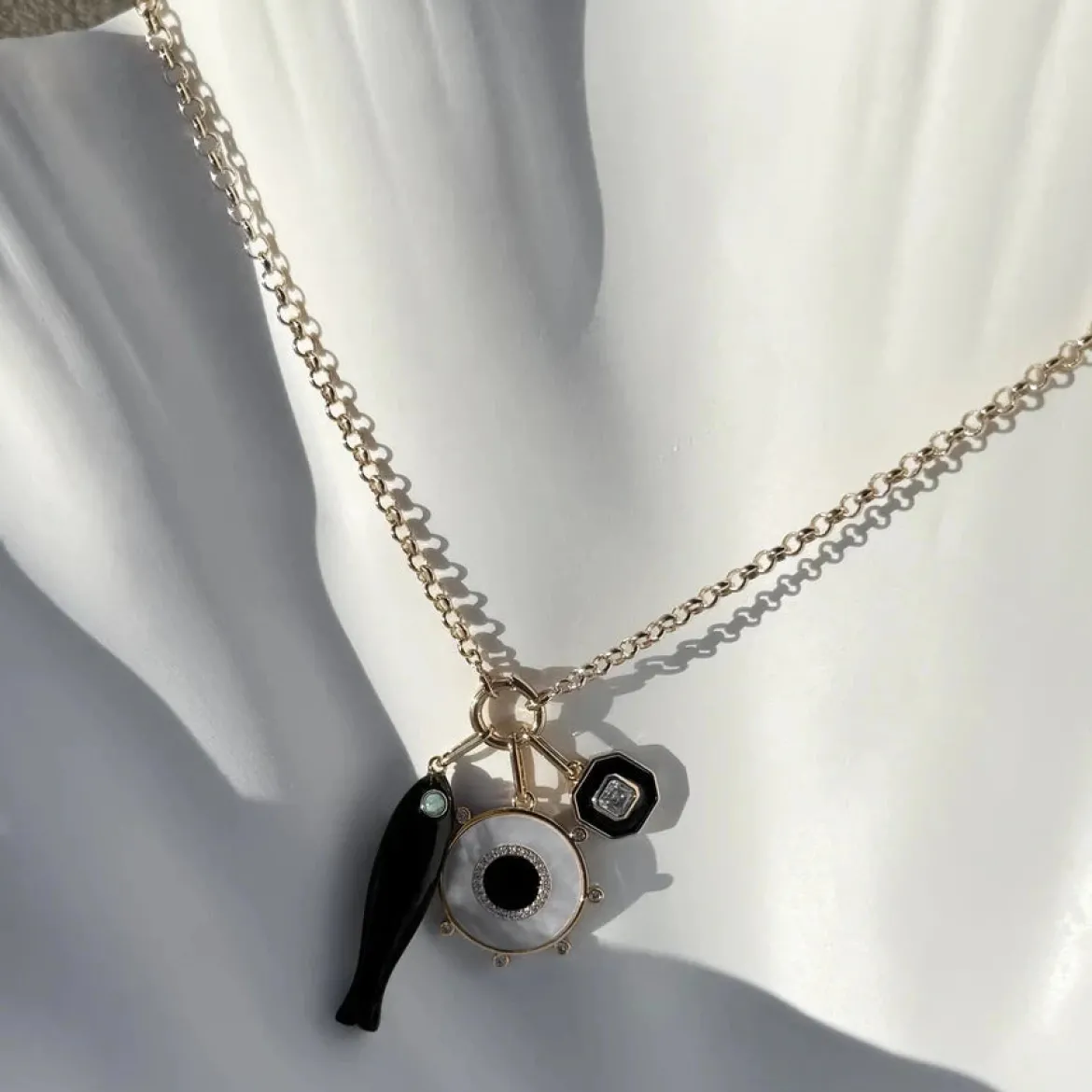 Santorini Charm Necklace