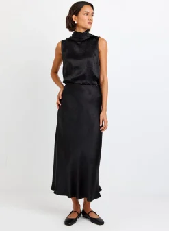 Scarf Neck Blouse